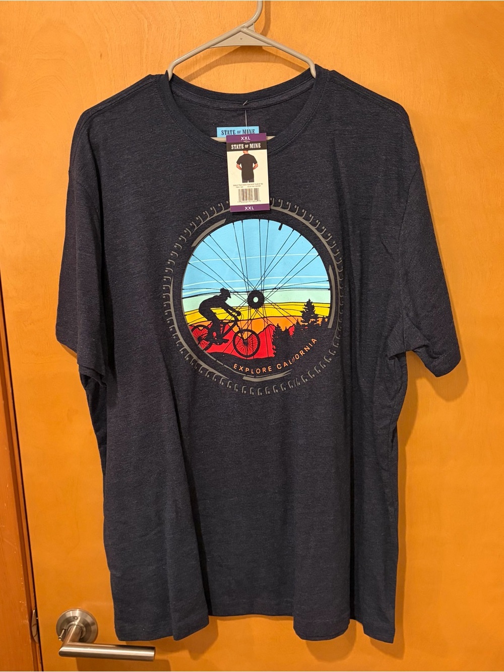 State of Mine Explore California T-shirt men’s blue size XXL new nwt #california